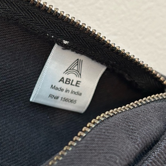 Able Jorja Soft Twill Dungaree Overalls Jumpsuit XL relaxed washed black - Picture 9 of 10